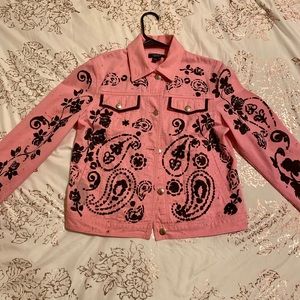 Pink Denim Jean jacket